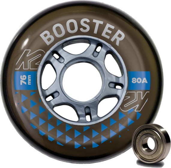 K2 BOOSTER 76MM 80A 8-WHEEL PACK W ILQ 5